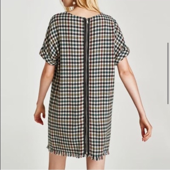 Zara. Beautiful dress with back zipper. Size small - Picture 3 of 9